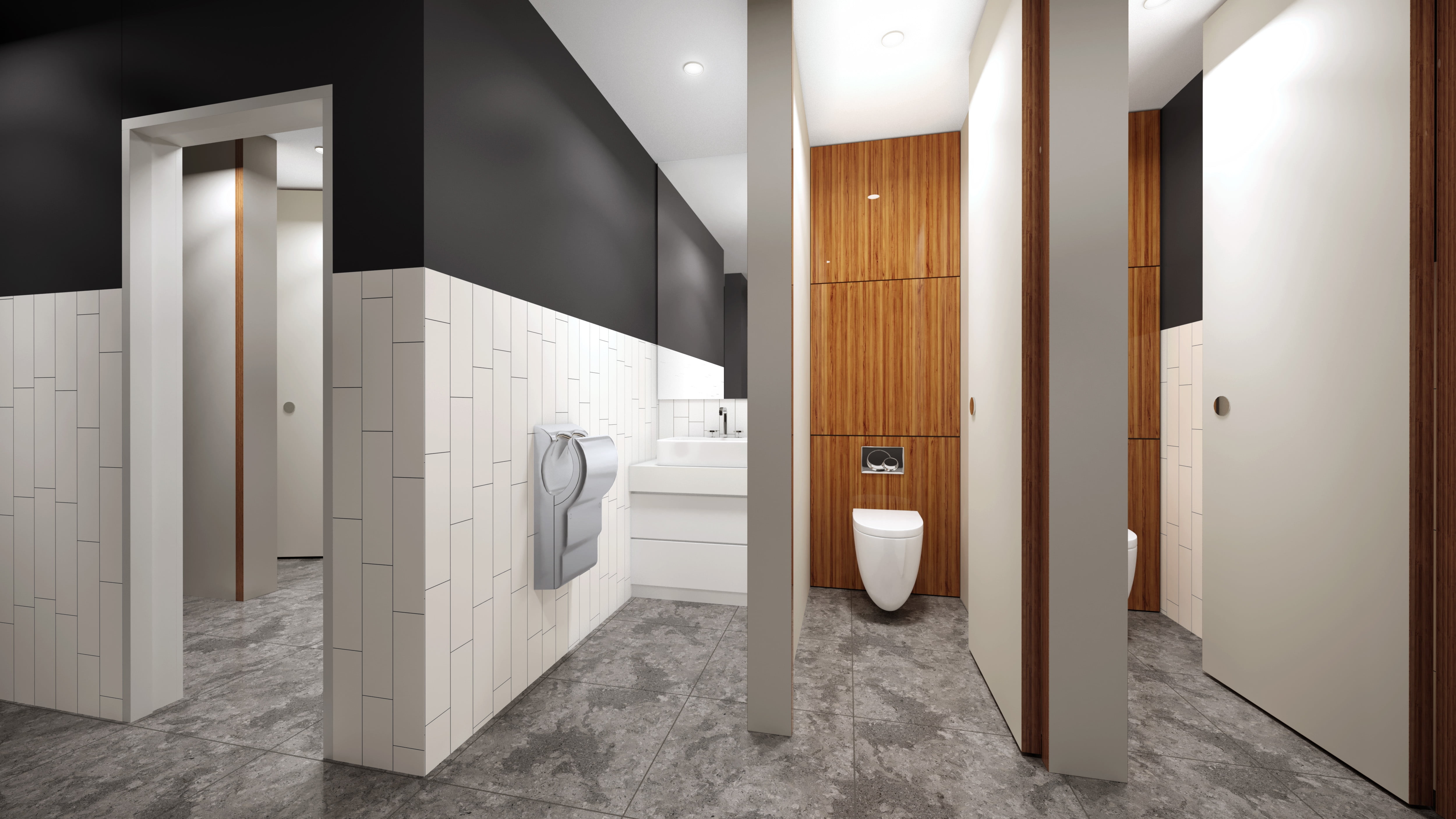 New toilets
