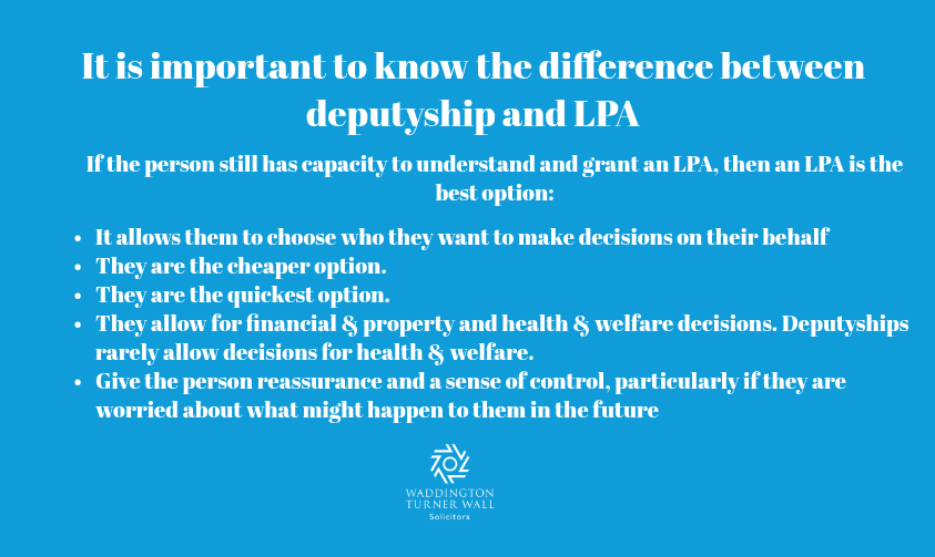 Deputyship or LPA summary image