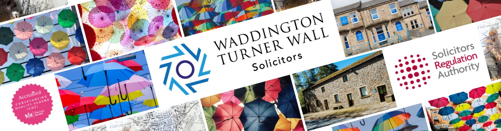 WTW Solicitors - Indemnity Insurance - montage of umbrella images